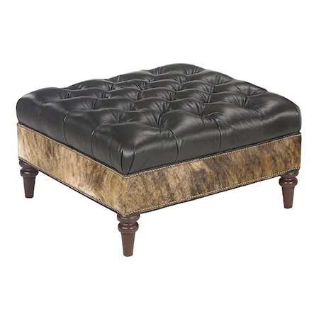 Connelly Ottoman w/ Brass Nails